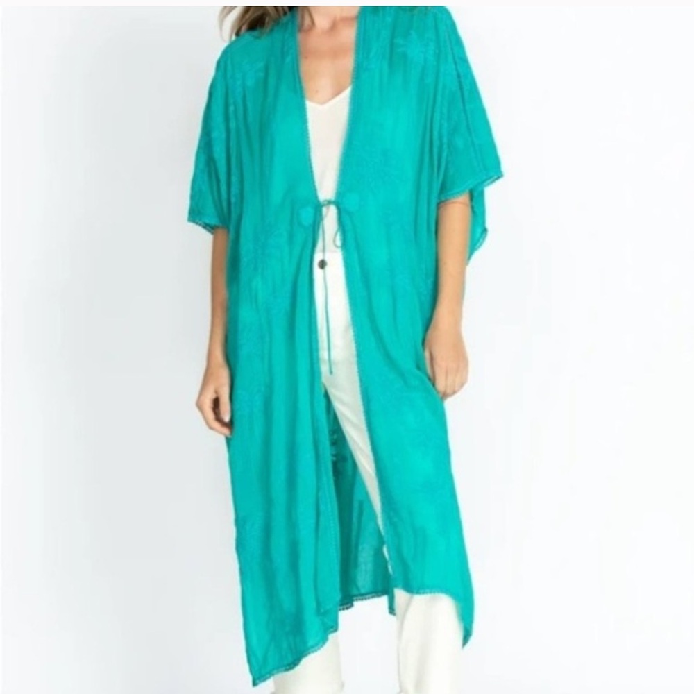 Johnny Was Turquoise Swim Coverup